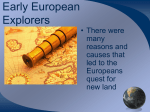 Early European Explorers