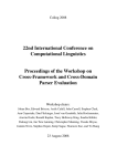 Proceedings of the 22nd International Conference on Computational