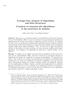 Average-Case Analysis of Algorithms and Data Structures