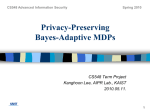 Privacy Preserving Bayes-Adaptive MDPs