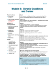 Module 9: Chronic Disease and Cancer