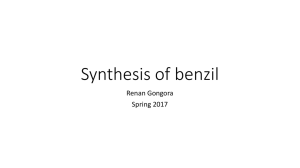 Synthesis of benzil