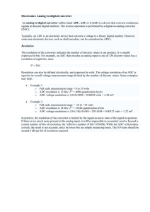 Electronics Analog-to