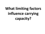Aim What is Carrying Capacity ?