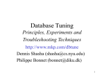 database tuning slides