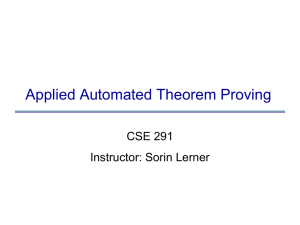 And this is just one theorem prover!