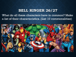 Bell Ringer 26/27