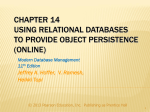 Object-Oriented Database Development