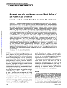 Systemic vascular resistance: an unreliable index of left