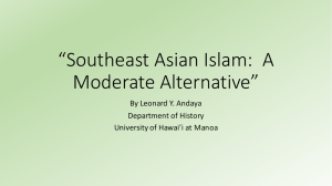 Moderate Islam in Southeast Asia