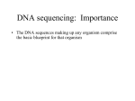 DNA Sequencing: Importance