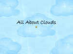 All About Clouds - Moore Middle School