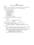 Chapter 1: Sets, Functions and Enumerability