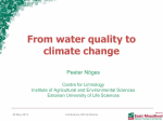 From water quality to climate change