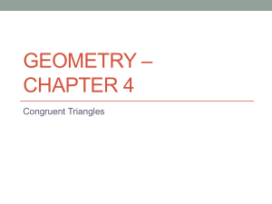 Geometry * Chapter 4