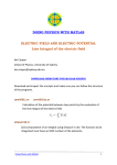 Matlab electric fields and potentials