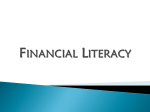 Financial Literacy Notes