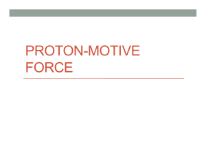 Proton-motive force