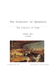 The Greatest of Speakers