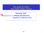 quantum - UCI Physics and Astronomy
