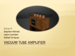 Vacuum Tube amplifier