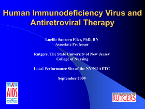 Module 1: Human Immunodeficiency Virus and Antiretroviral Therapy