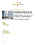 Unit 11 : Atmospheric Pollution