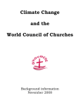 Climate Change and the World Council of Churches