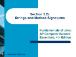 Strings and Method Signatures