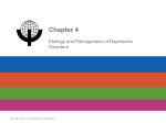 Etiology and Pathogenesis of Depressive Disorders