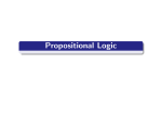 Propositional Logic