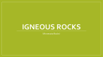 Igneous Rocks Power Point