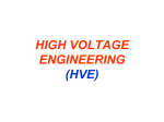 Measurement of high voltages