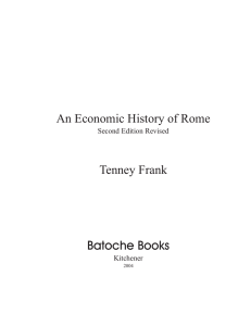 An Economic History of Rome
