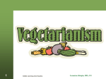Vegetarianism notes