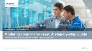 Digitalization with Totally Integrated Automation