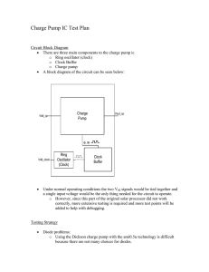 Charge Pump IC Test Plan