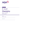 A-level Chemistry Specimen mark scheme Paper 3