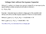 Voltage Gain without the bypass Capacitor
