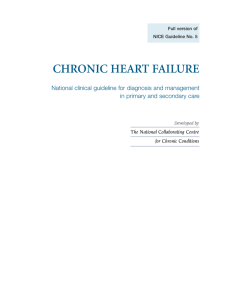 Chronic heart failure (partial update): pre-publication check