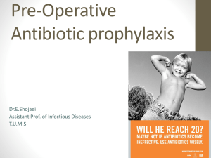 Pre-operative prophylaxis shojaei