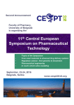 11th Central European Symposium on Pharmaceutical Technology