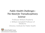 Public Health Challenges