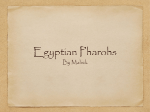 Egyptian Pharohs