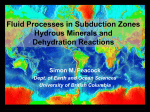 Fluid Processes in Subduction Zones Hydrous Minerals and
