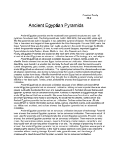 Crawford Bundy 5B2 Ancient Egyptian Pyramids Ancient Egyptian