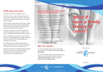 Brochure: What if I have a Family History of Cancer?