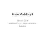 LinearModellingII - Wellcome Trust Centre for Human Genetics