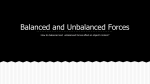 Balanced and Unbalanced Forces Powerpoint
