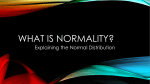Histogram - What is Normality